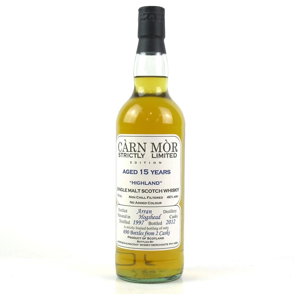 Arran 1997 Carn Mor 15 Year Old