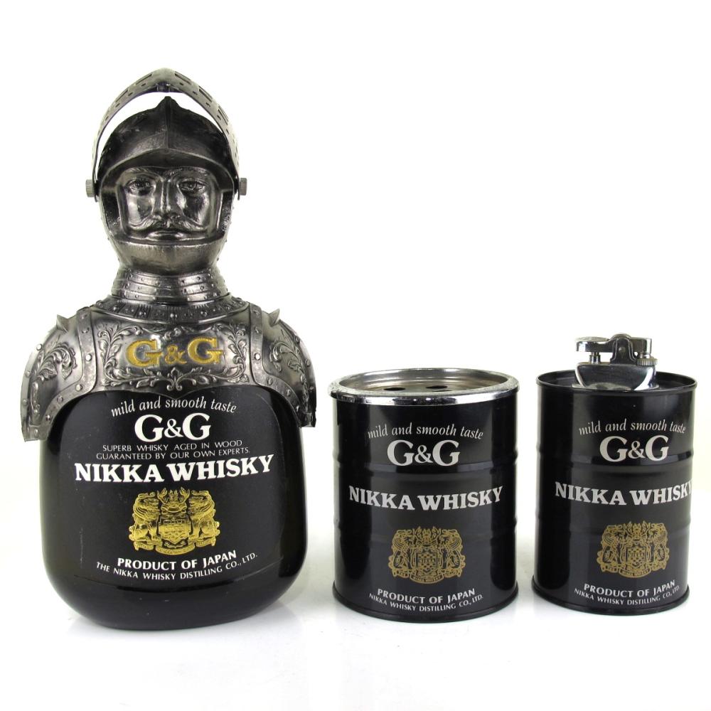 Nikka Gold and Gold Knight / with Lighter and Ash Tray