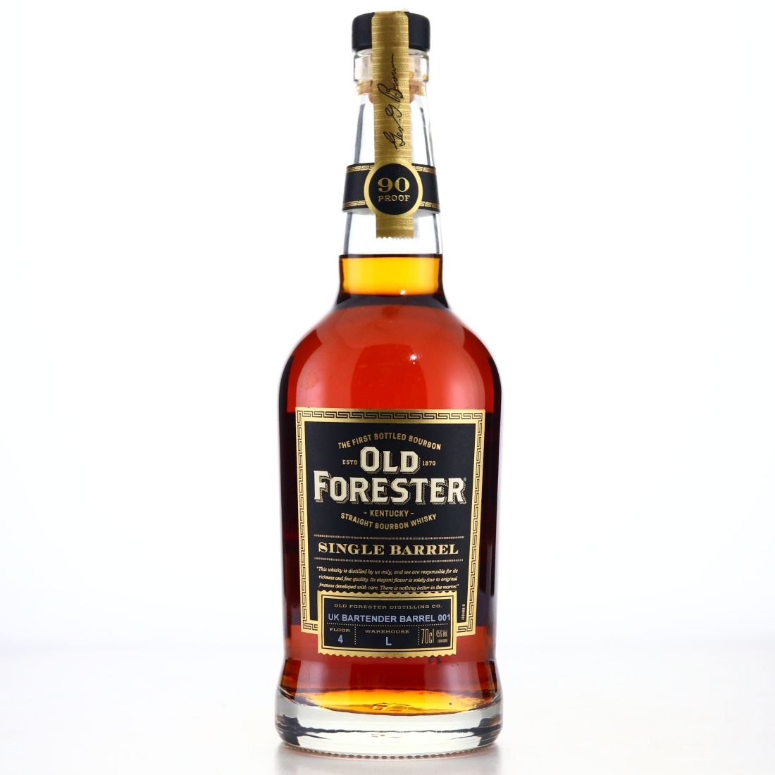 Old Forester Single Barrel / UK Bartender Barrel #001