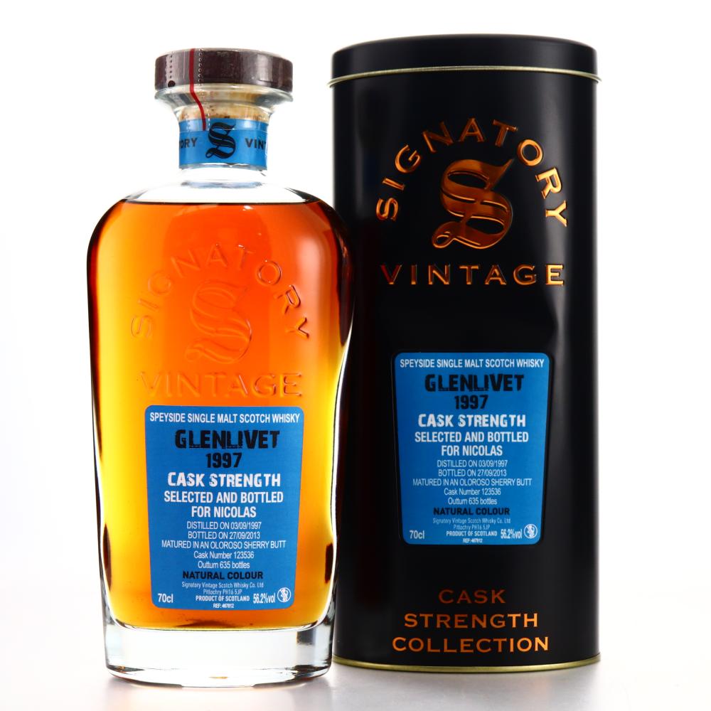 Glenlivet 1997 Signatory Vintage Cask Strength / Nicolas