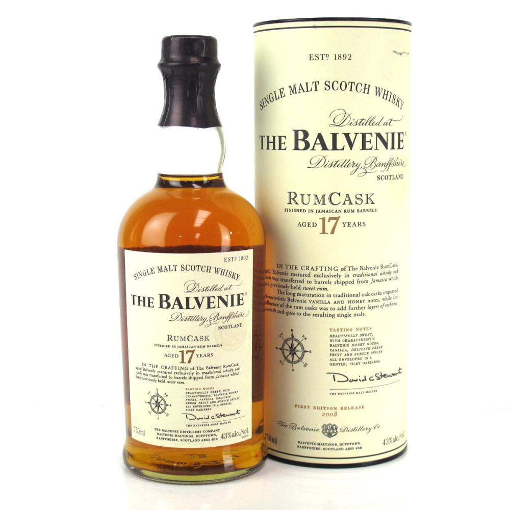 Balvenie 17 Year Old Rum Cask / First Edition 75cl US Import