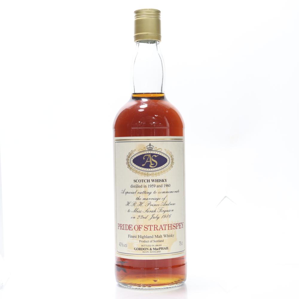 Pride of Strathspey 1959/1960 Gordon and MacPhail Royal Marriage 1986