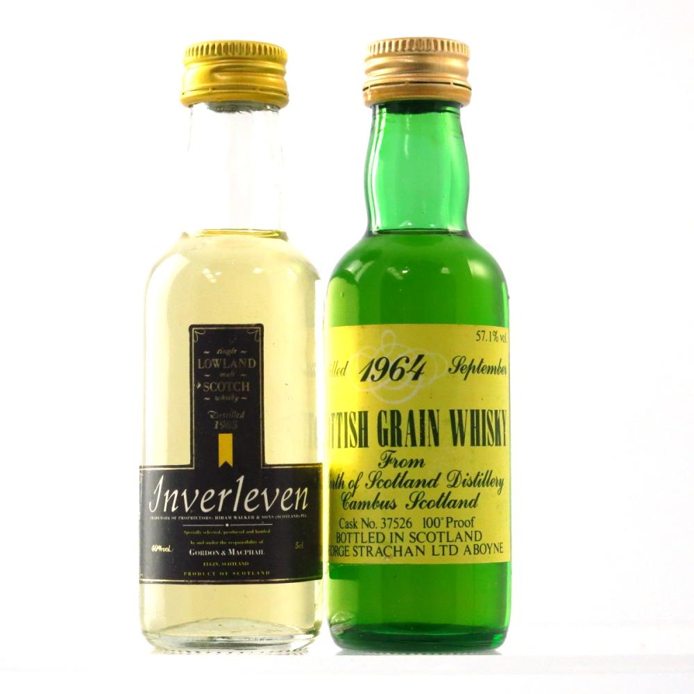 North Of Scotland 1964 & Inverleven 1985 2 x 5cl