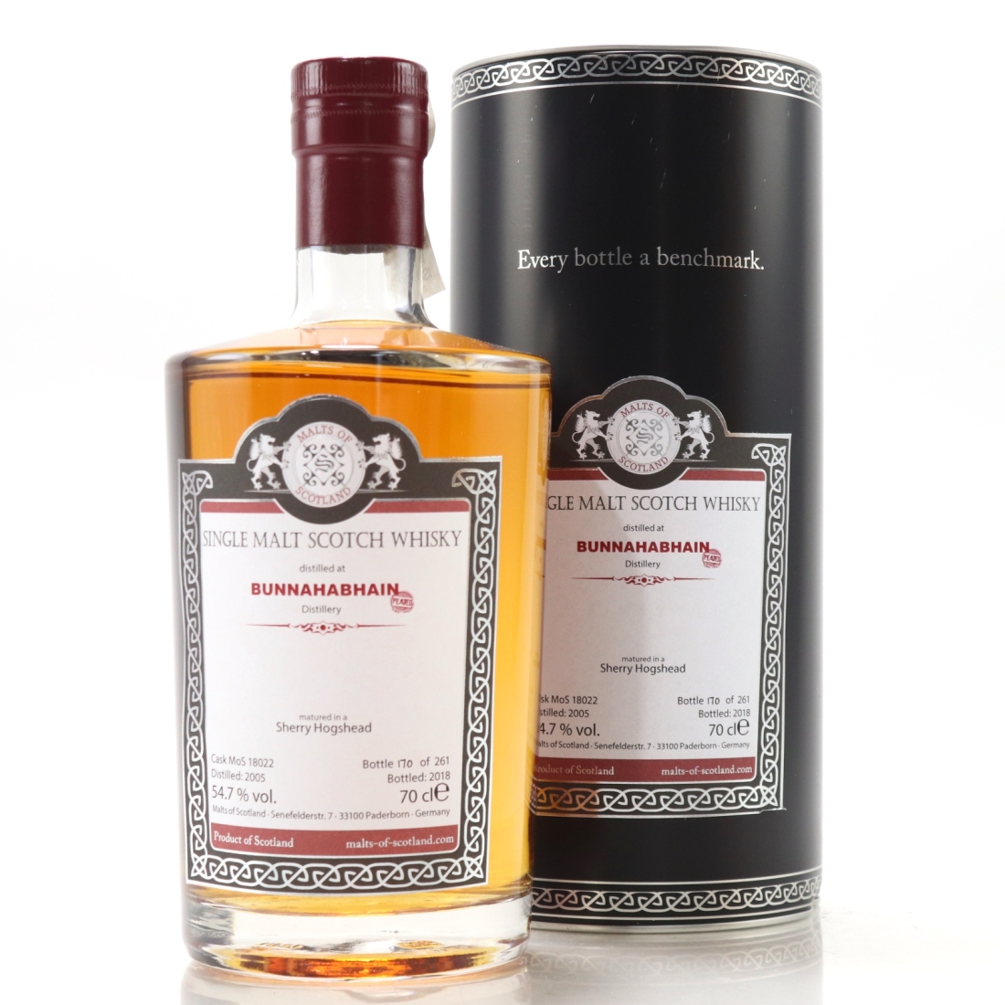 Bunnahabhain 2005 Malts of Scotland Sherry Hogshead
