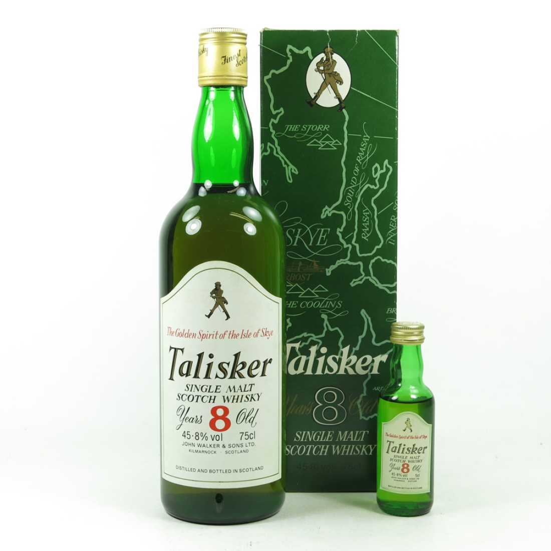 Talisker 8 Year Old 1980s and Miniature
