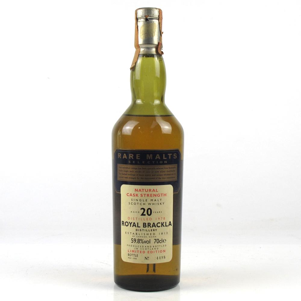 Royal Brackla 1978 Rare Malt 20 Year Old / 59.8% Low Fill