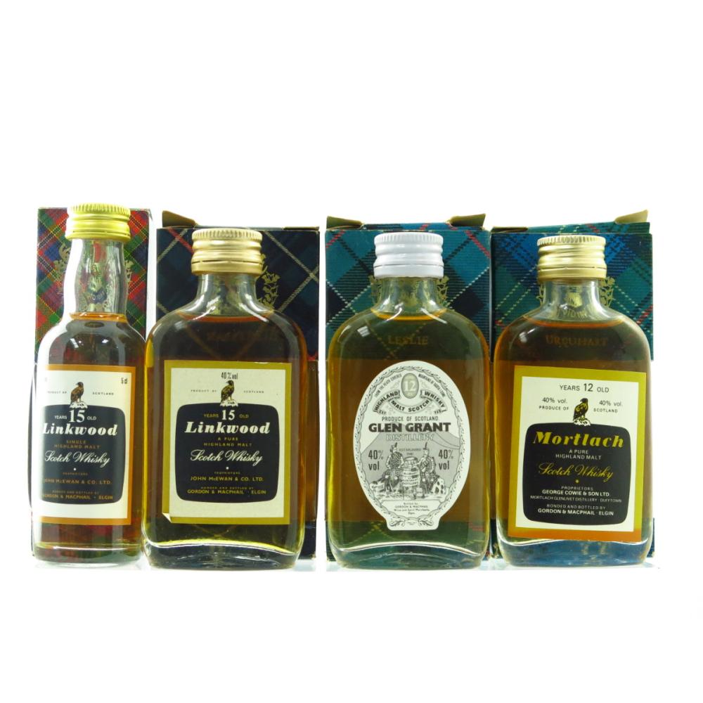 Gordon and MacPhail Speyside 1980s Miniature Selection 4 x 5cl