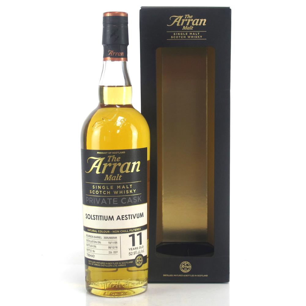 Arran 2005 Private Cask 11 Year Old / Sostitium Aestivum