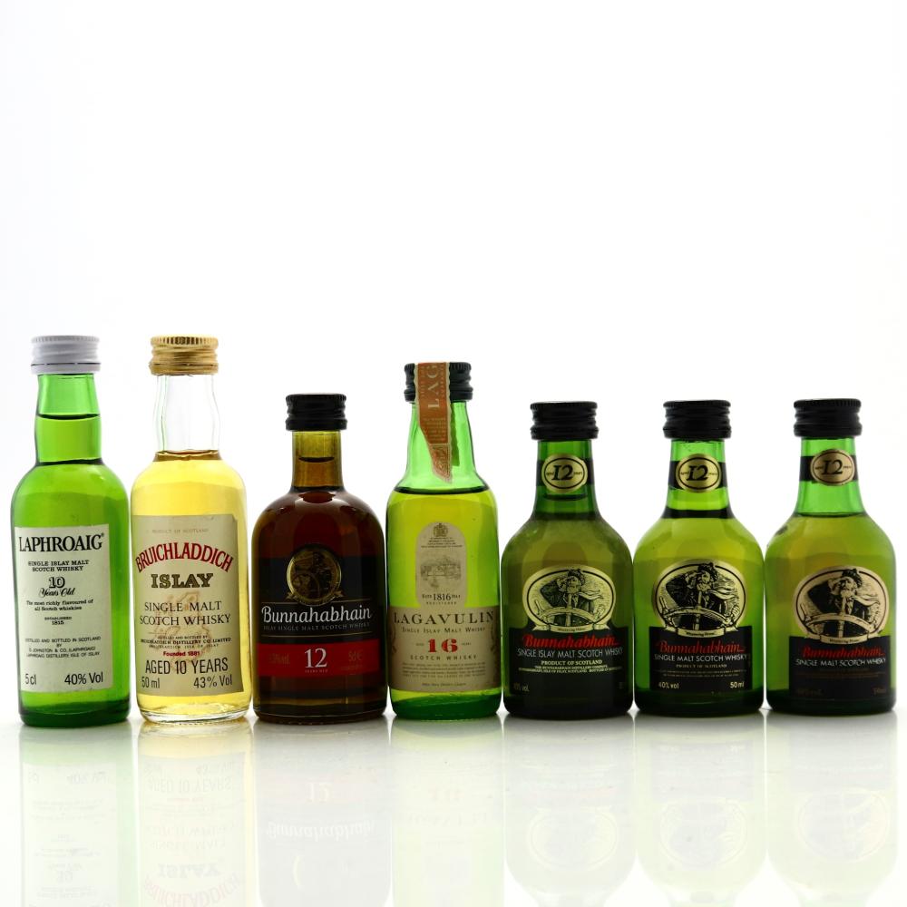 Islay Miniature Collection 7 x 5cl / Includes Lagavulin White Horse Distillers