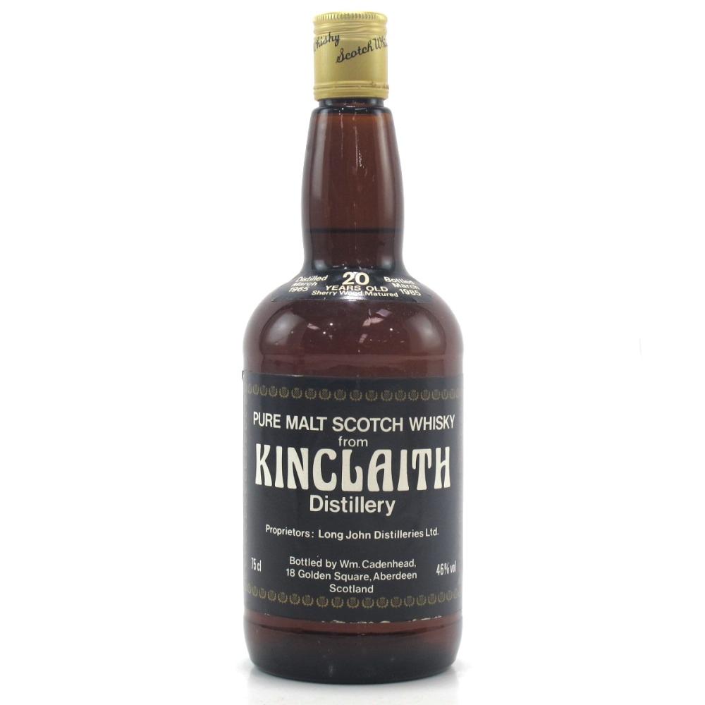 Kinclaith 1965 Cadenhead's 20 Year Old / Sherry Wood Matured