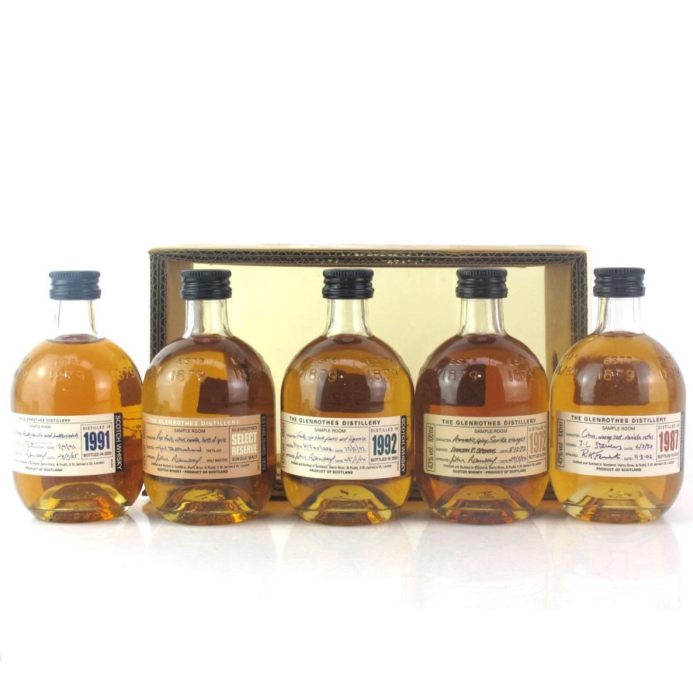 Glenrothes Miniature Selection 5 x 10cl / including 1972