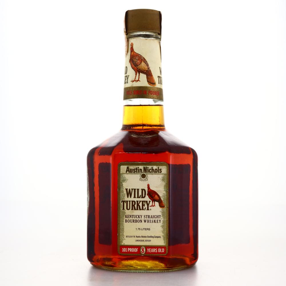 Wild Turkey 8 Year Old 101 Proof 1980's 1.75 Litre