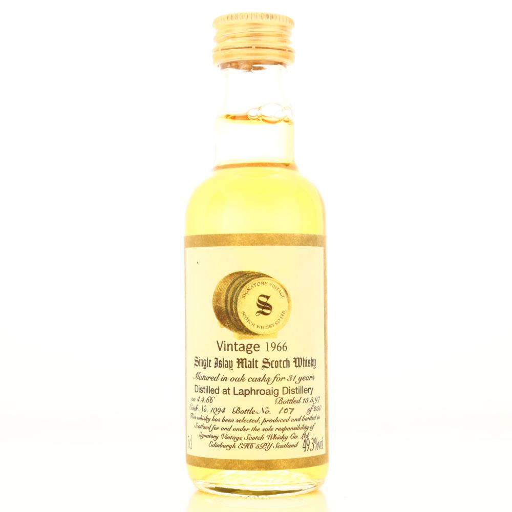 Laphroaig 1966 Signatory Vintage 31 Year Old Miniature 5cl