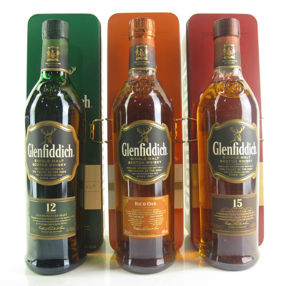 Glenfiddich Tin Selection 3 x 70cl