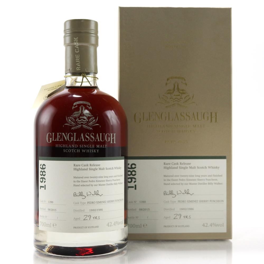 Glenglassaugh 1986 Rare Cask 29 Year Old Cask #1390