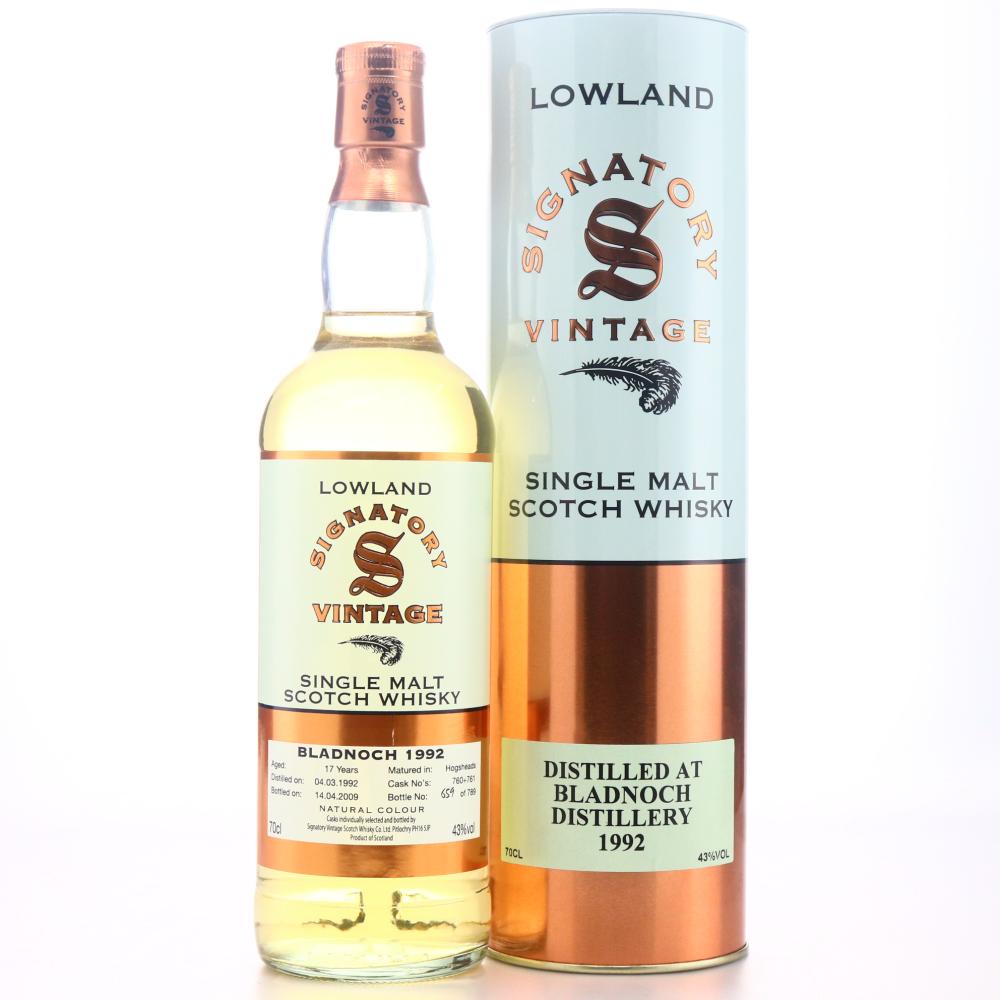 Bladnoch 1992 Signatory Vintage 17 Year Old