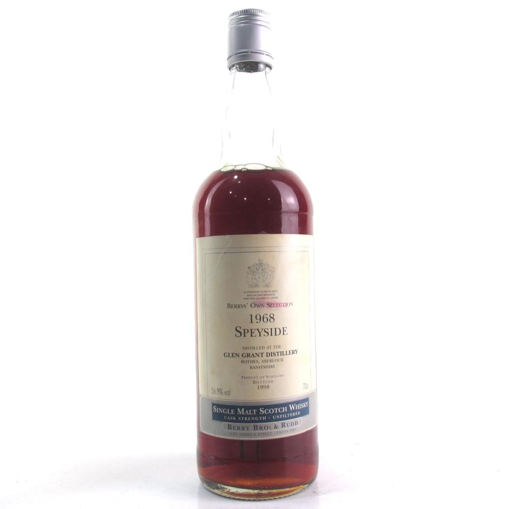 Glen Grant 1968 Berry's Own Selection