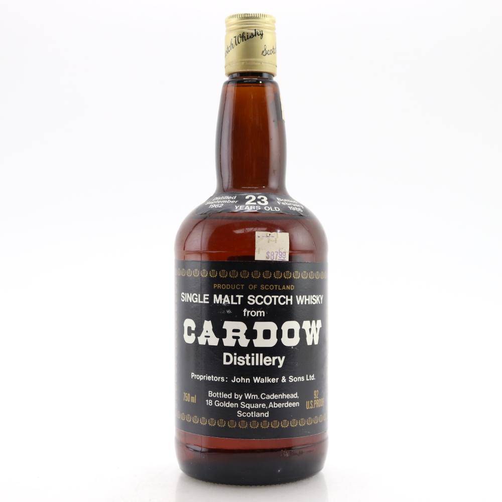 Cardow 1962 Cadenhead's 23 Year Old 75cl / Cardhu US Import