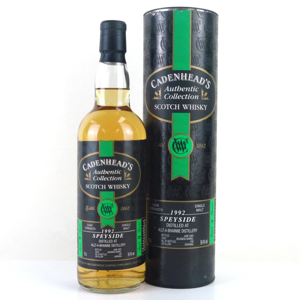 Allt A Bhainne 1992 Cadenhead's 9 Year Old