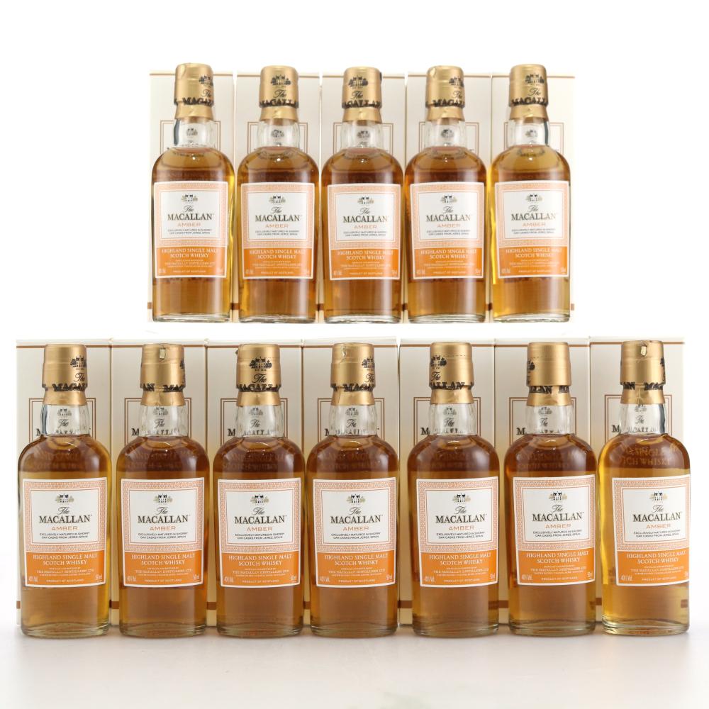 Macallan Amber Miniatures 12 x 5cl