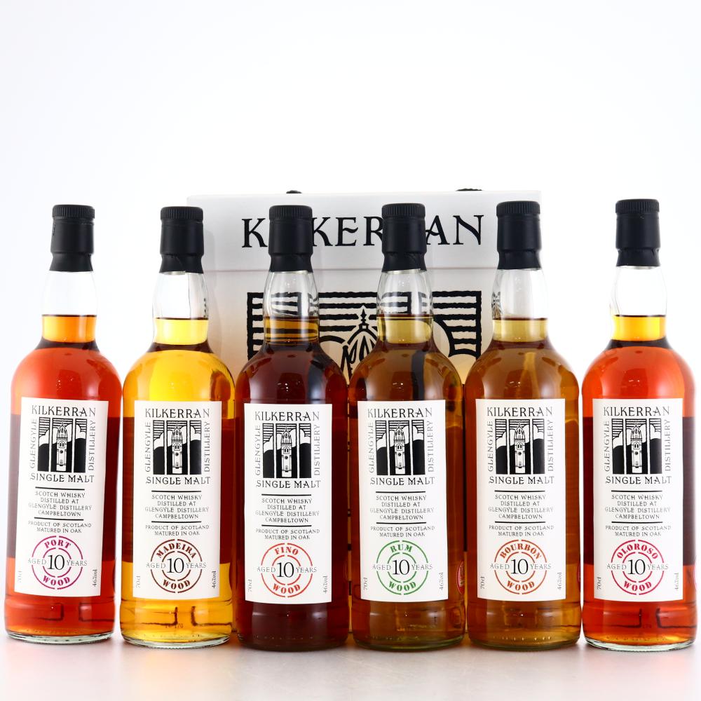 Kilkerran 10 Year Old Complete Set 6 x 70cl / 10th Anniversary