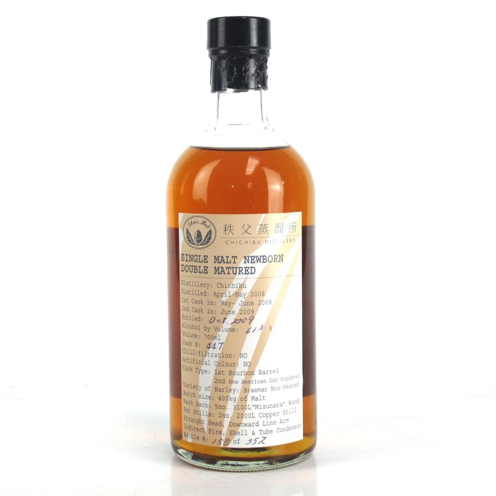 Chichibu 2008 Ichiro's Malt Single Cask #447 / Newborn Double Matured