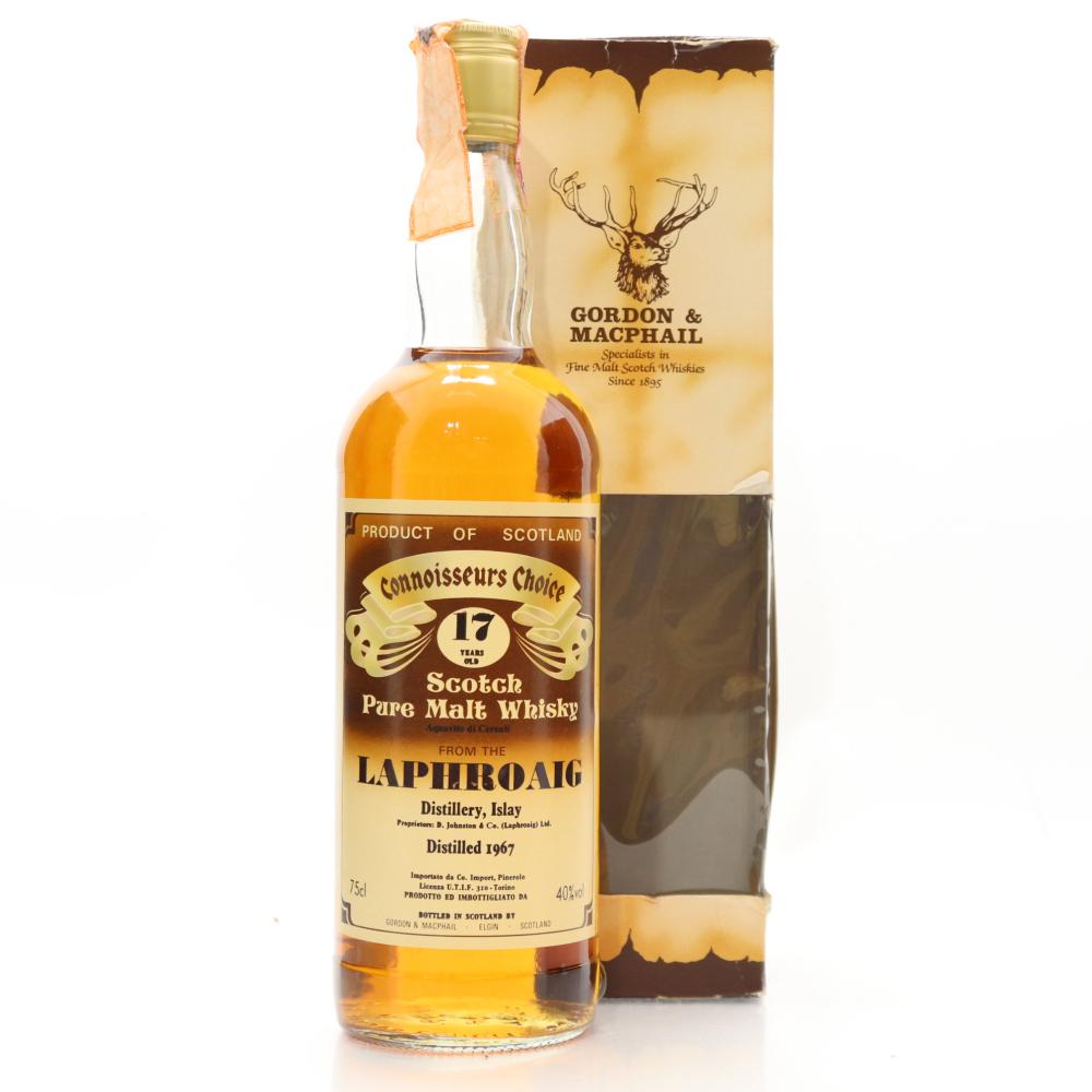 Laphroaig 1967 Gordon and MacPhail 17 Year Old / Co. Pinerolo Import