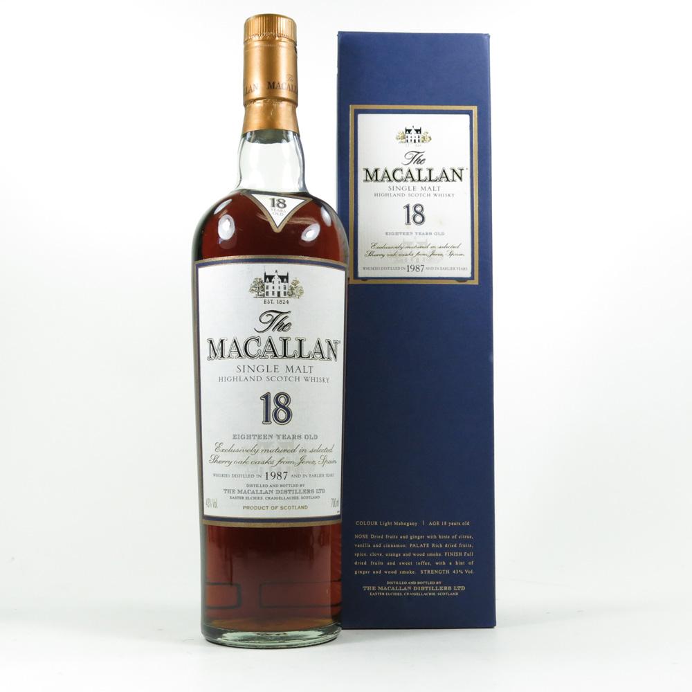 Macallan 1987 18 Year Old 