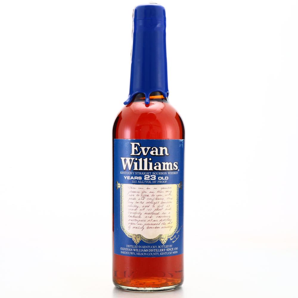 Evan Williams 23 Year Old Kentucky Straight Bourbon / Blue Wax