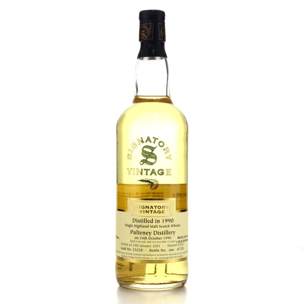 Old Pulteney 1990 Signatory Vintage 12 Year Old 75cl / US Import