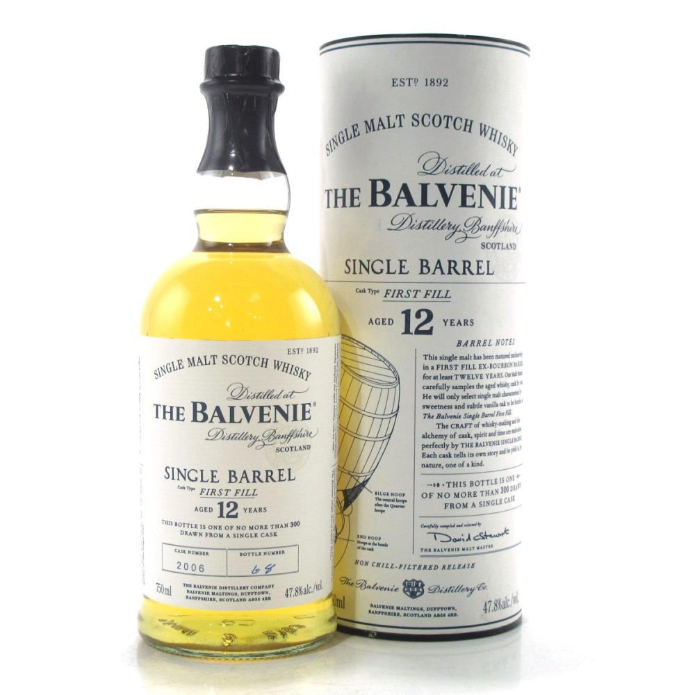 Balvenie 12 Year Old Single Barrel 75cl / US Import
