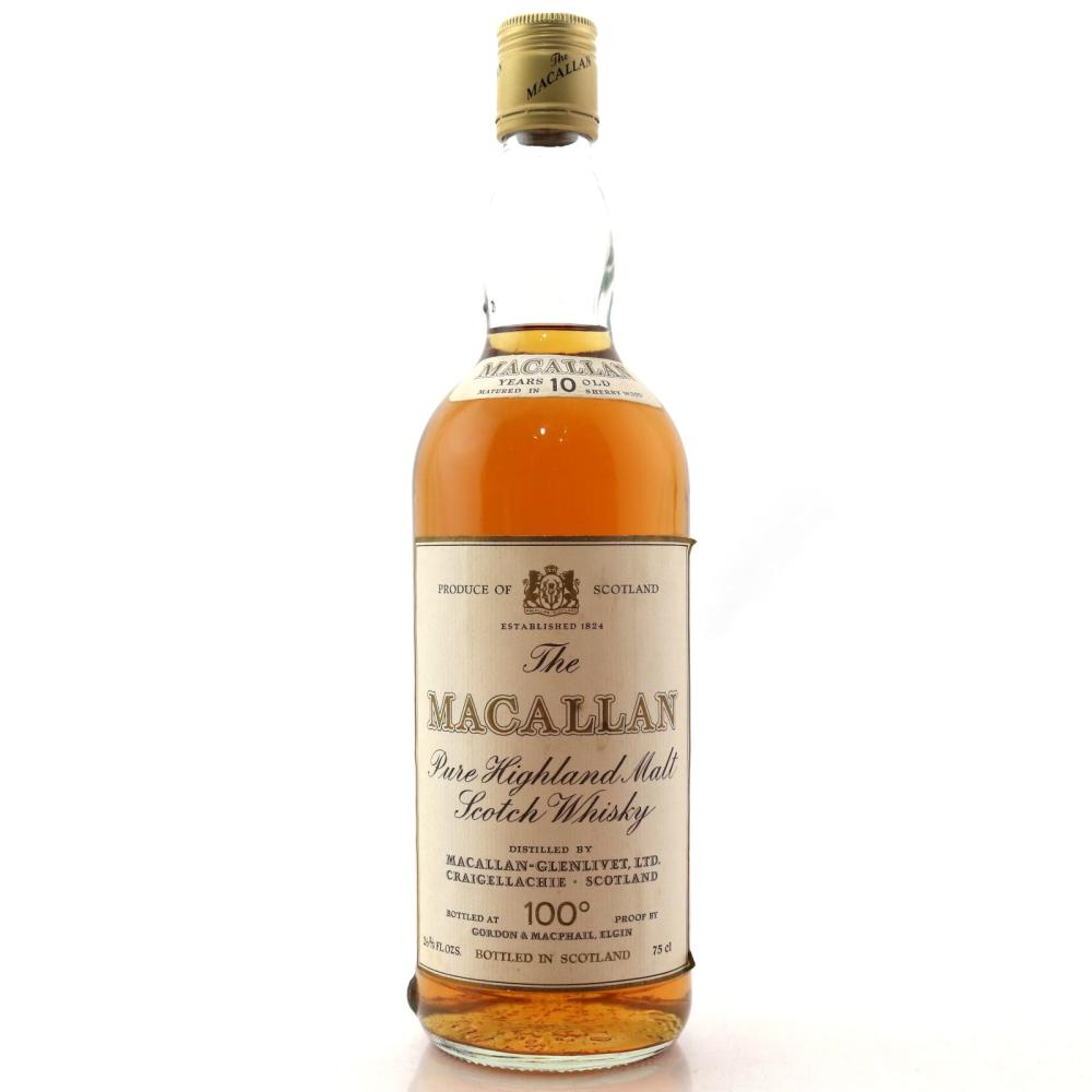 Macallan 10 Year Old 100 Proof circa 1970s