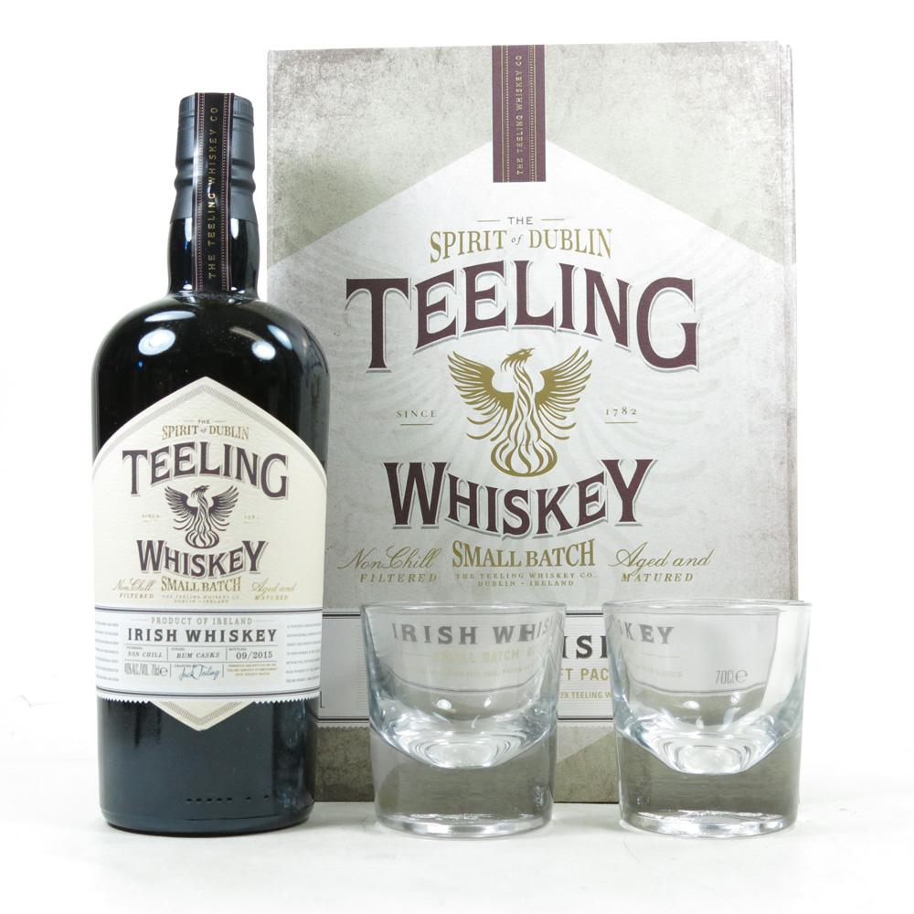 Teeling Small Batch Rum Cask Gift Pack / Includes Glasses