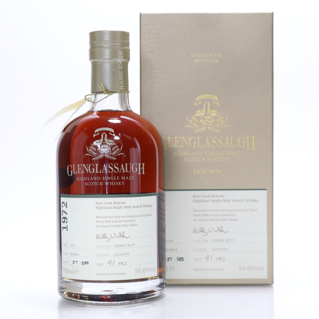 Glenglassaugh 1972 Single Cask 41 Year Old