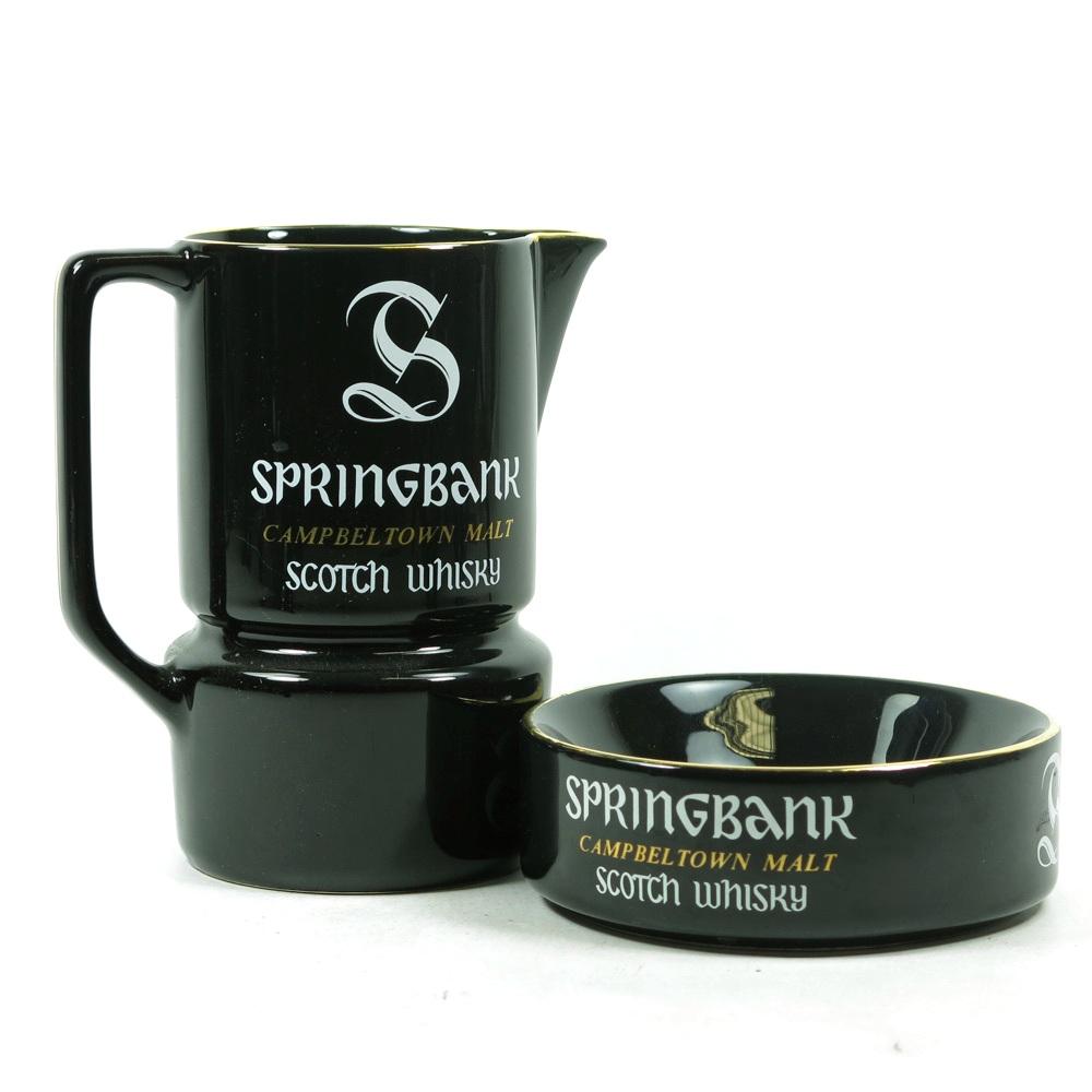 Springbank Water Jug and Ashtray
