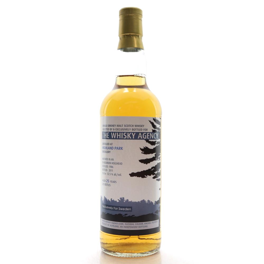 Highland Park 1986 Whisky Agency 25 Year Old