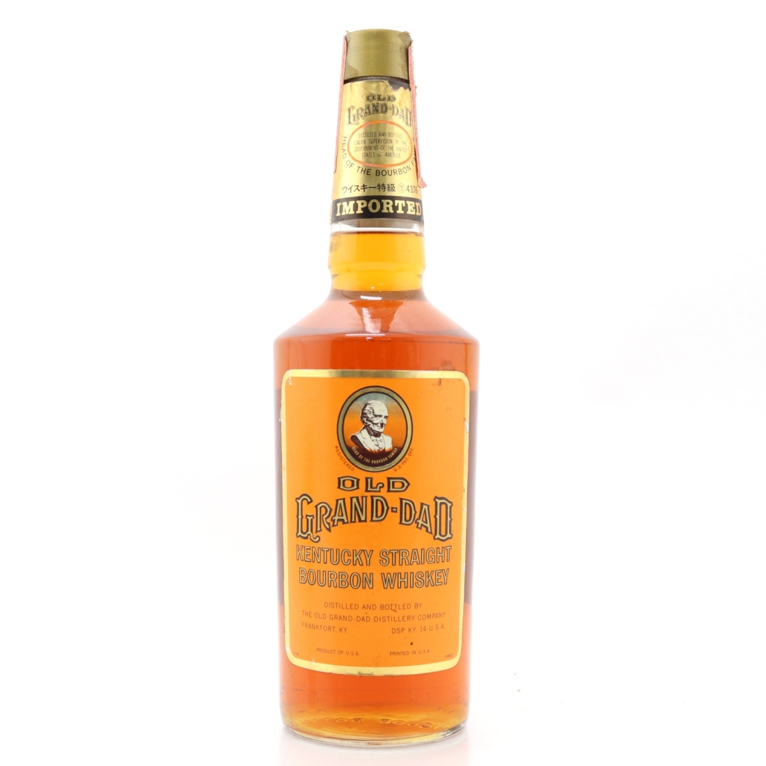 Old Grand-Dad Kentucky Straight Bourbon 1970s / Japanese Import