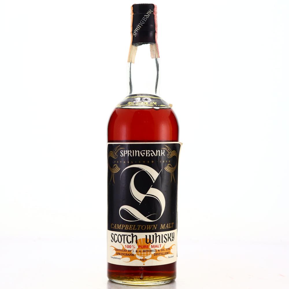 Springbank 10 Year Old Cask Strength Sherry Wood 1970s / A. Sutti Import