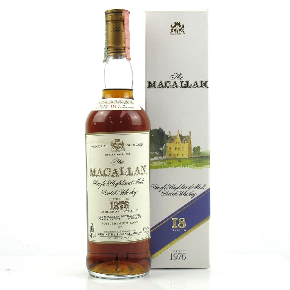 Macallan 18 Year Old 1976 