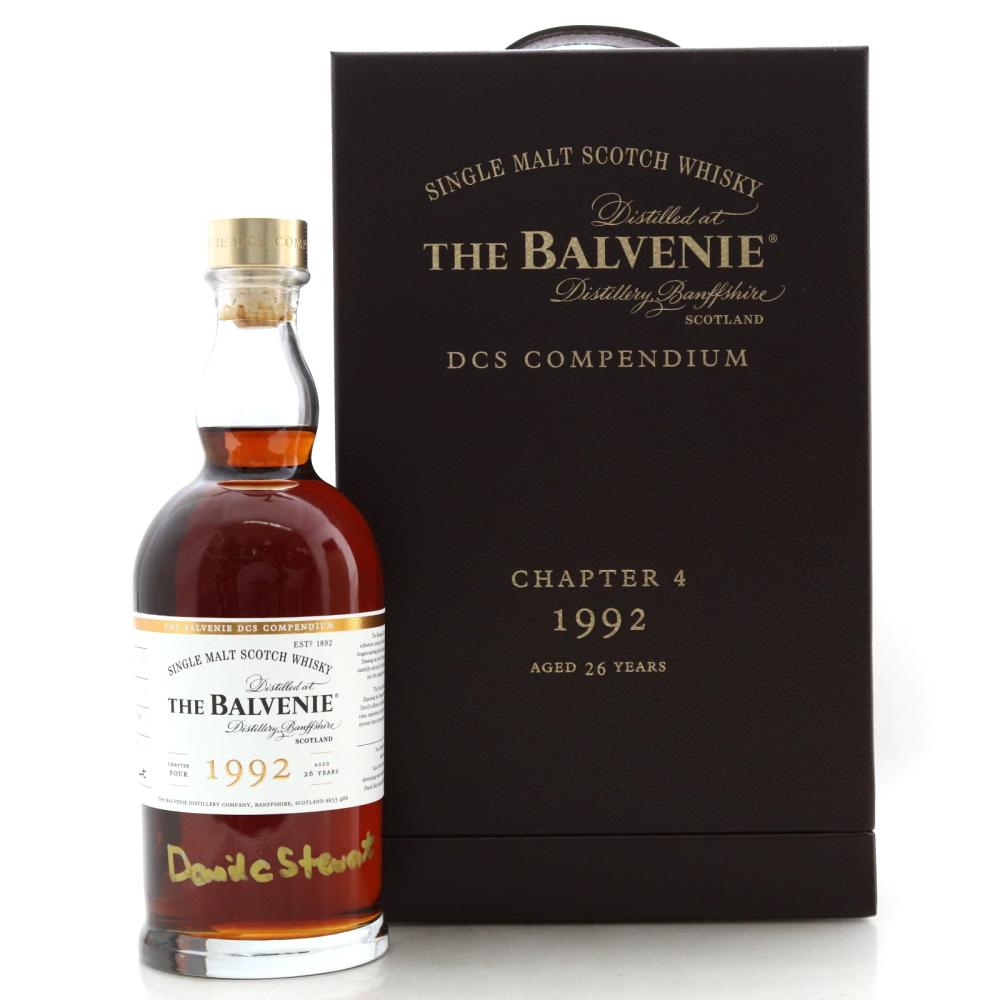 Balvenie 1992 DCS Compendium 26 Year Old Chapter #4 / Signed by David Stewart