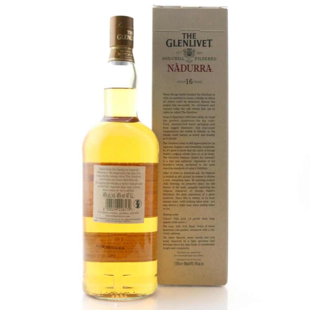 Glenlivet 16 Year Old Nàdurra Bourbon Casks 1 Litre
