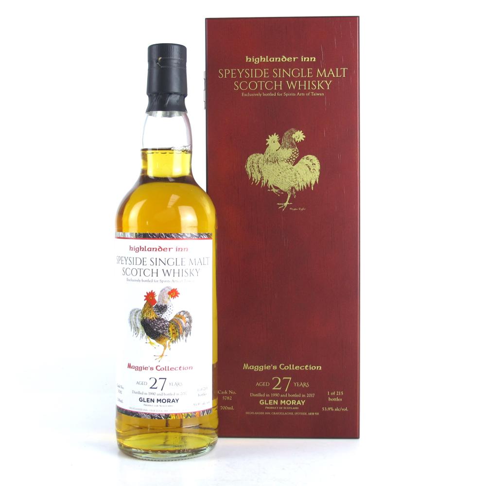 Glen Moray 1990 Highlander Inn 27 Year Old / Taiwan Exclusive