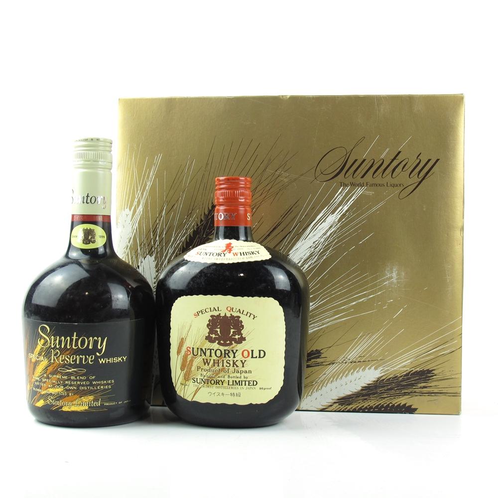 Suntory Special Reserve and Suntory Old / Gift Set 1980s