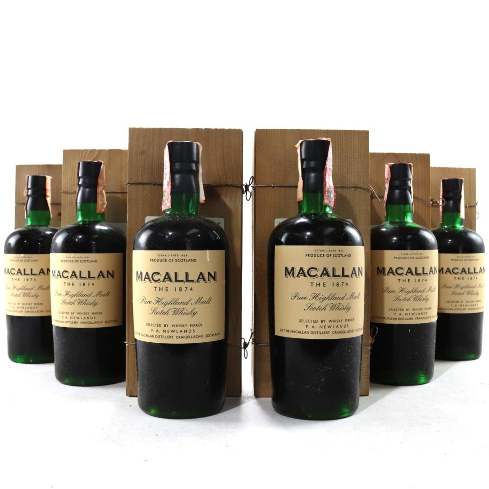 Macallan 1874 Replica 6 x 70cl / Giovinetti Import - Case