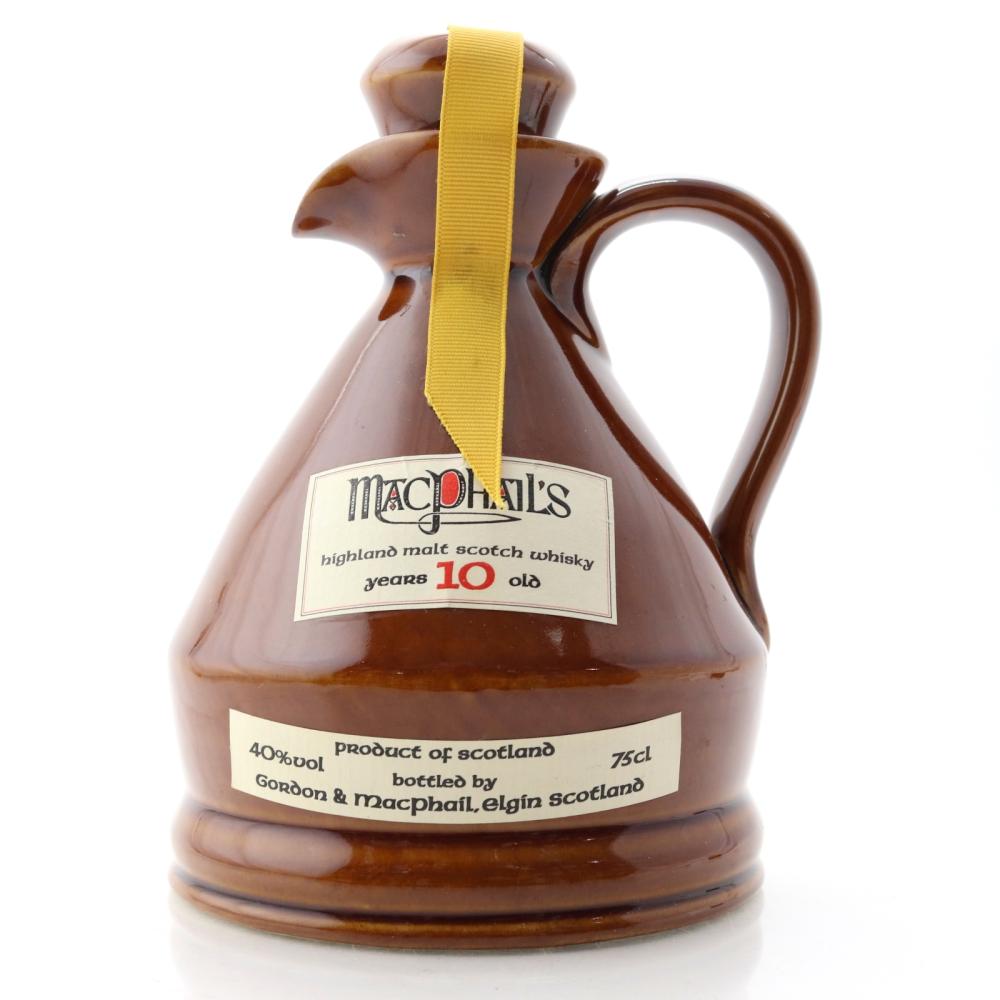 MacPhail's 10 Year Old Highland Malt Decanter 1980s