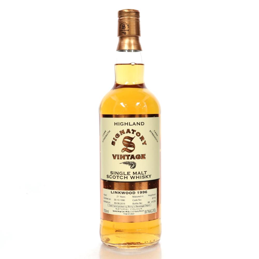 Linkwood 1996 Signatory VIntage 21 Year Old 75cl / Binny's