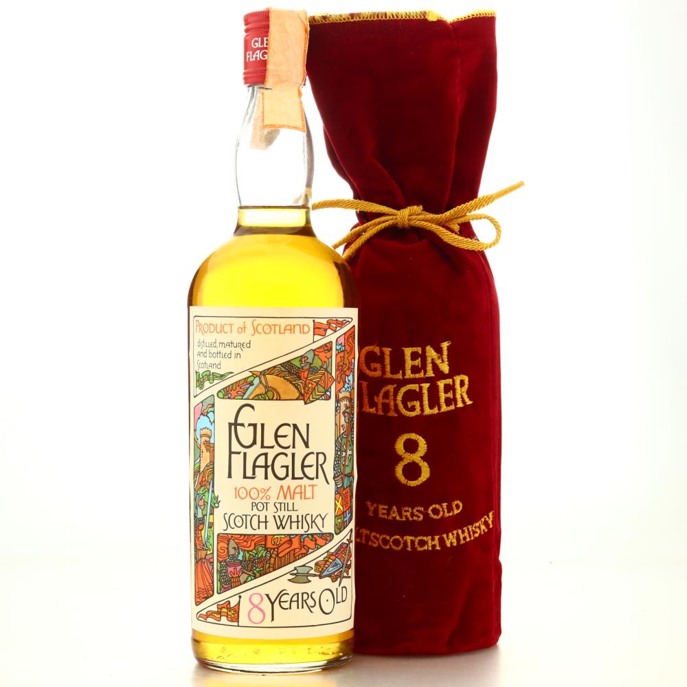 Glen Flagler 8 Year Old Malt Clear 1970s / Molinari Import