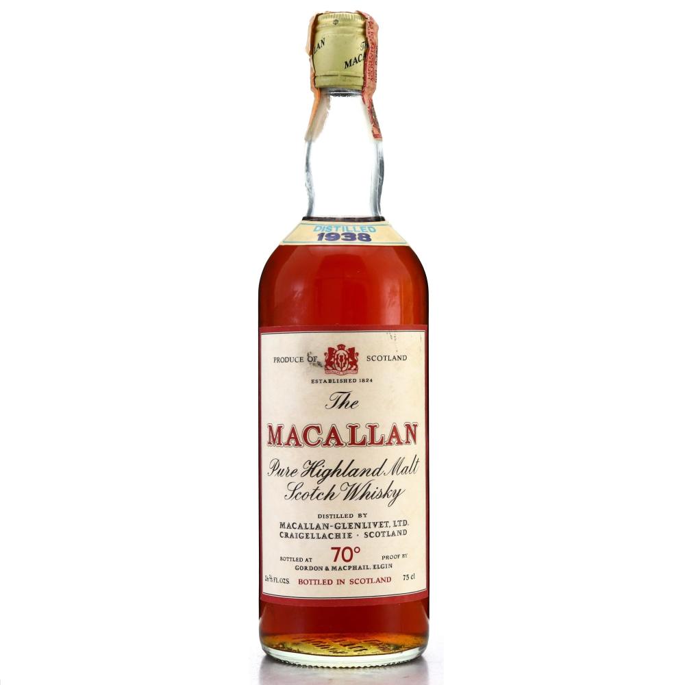 Macallan 1938 Gordon and MacPhail 70 Proof