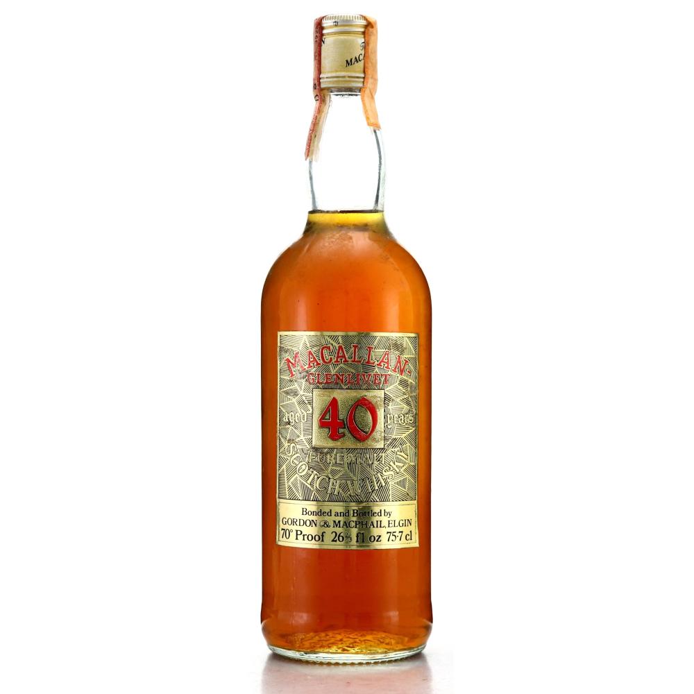 Macallan 40 Year Old Gordon and MacPhail 1970s