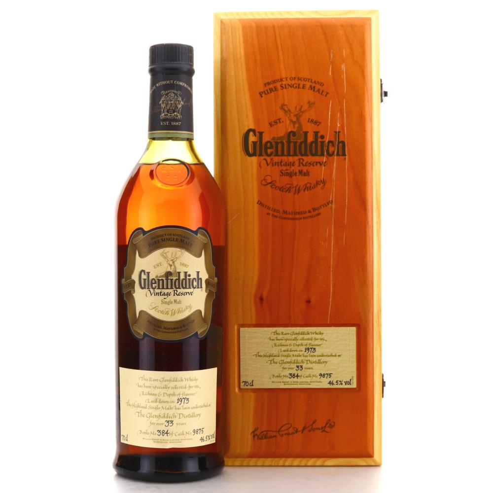 Glenfiddich 1973 Vintage Reserve 33 Year Old #9875